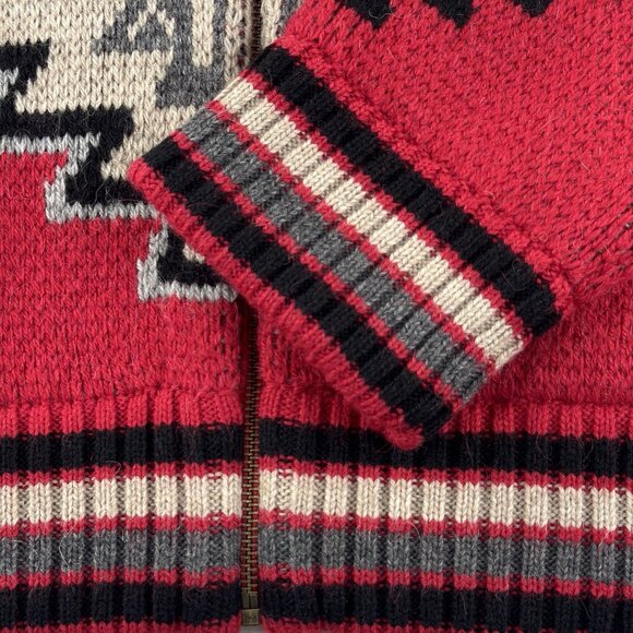 Faherty Steven Paul Judd Thunderbird Cardigan Sweater Men’s L Alpaca Wool Native - Picture 11 of 16